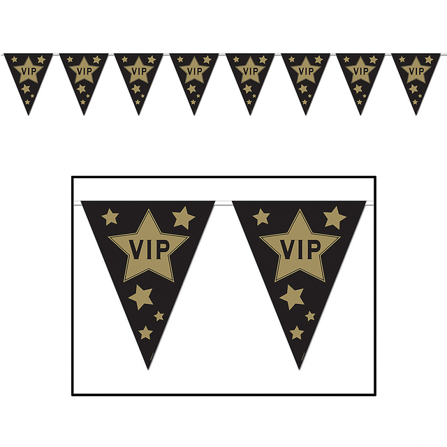 VIP PENNANT BANNER