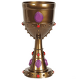 GOBLET JEWELED 8OZ