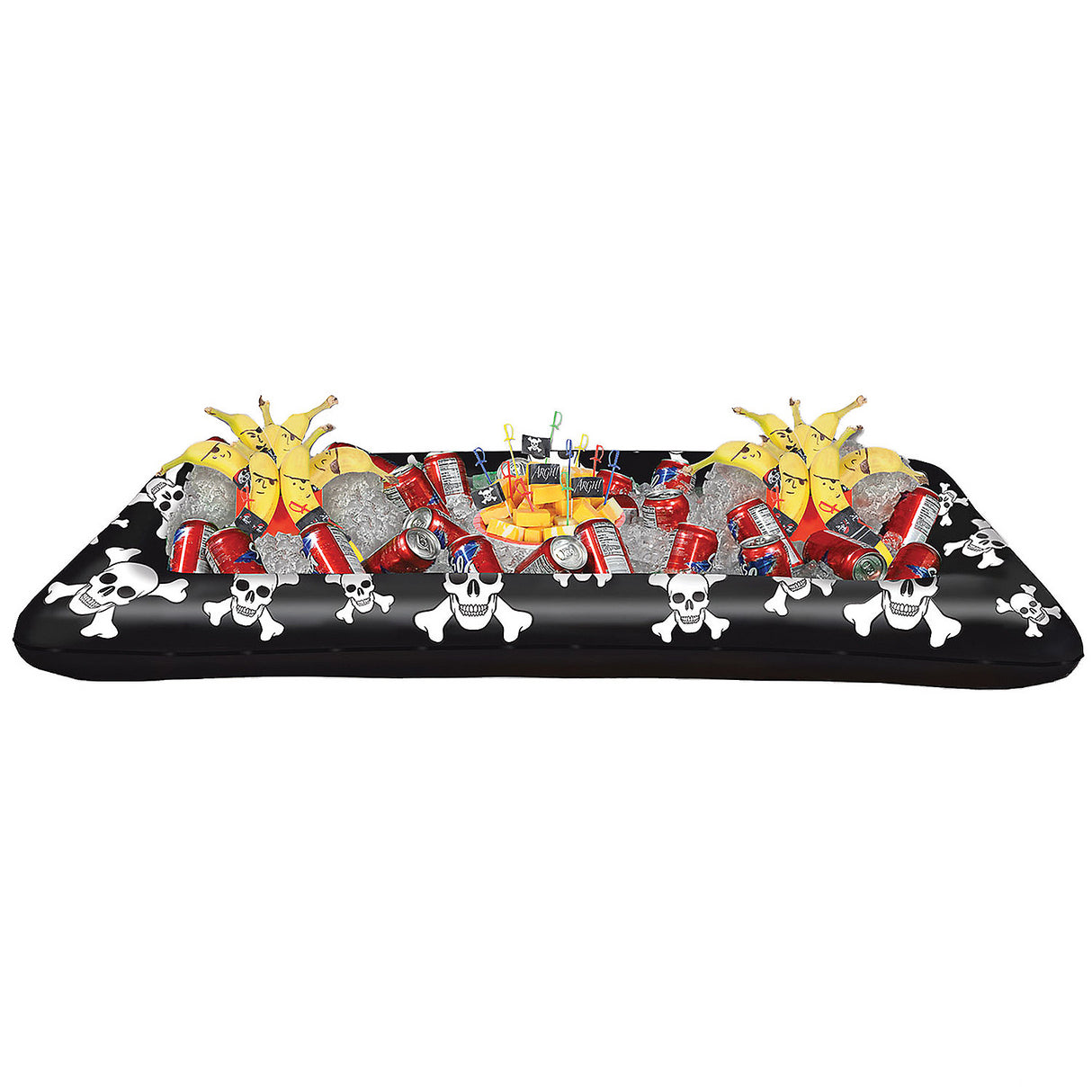 Inflatable Pirate Buffet Cooler for Themed Parties and Events with Refreshments