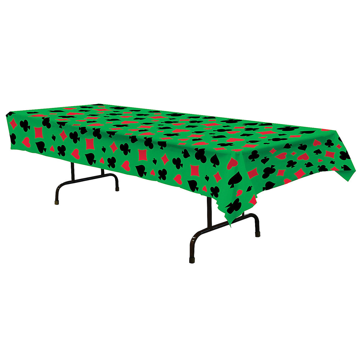 Stylish Casino Table Cover 54in x 108in for Poker Parties and Themed Events
