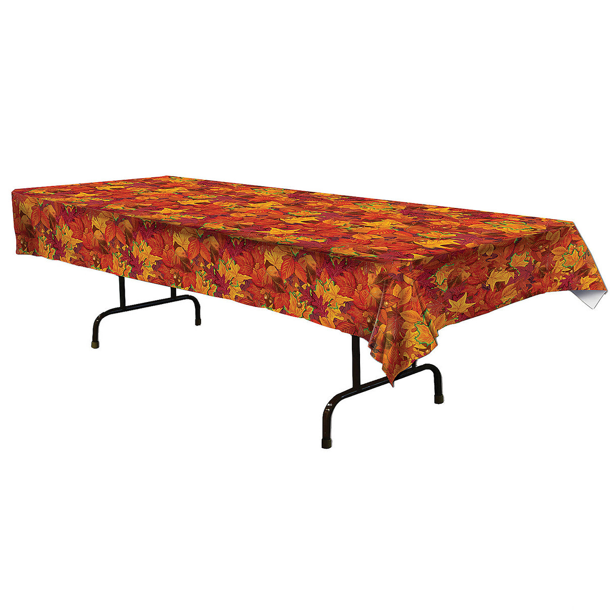 Fall Leaf Table Cover 54x108 for Parties Gatherings Events and Seasonal Decor