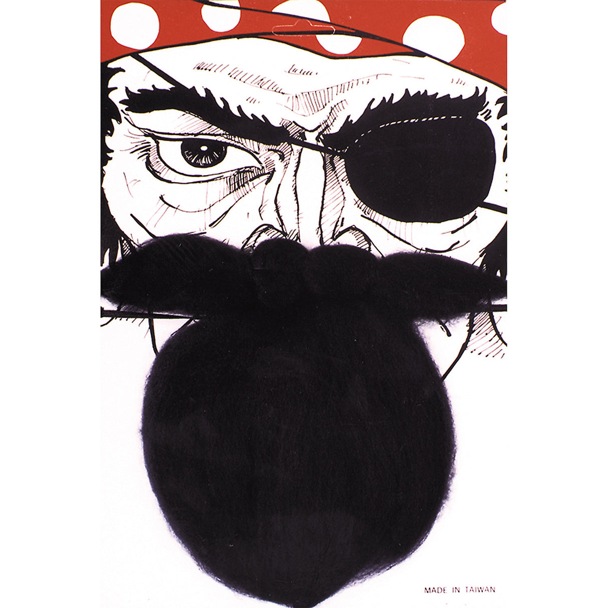 Authentic Nautical Black Beard for Pirate Costumes Dress Ups and Themed Parties