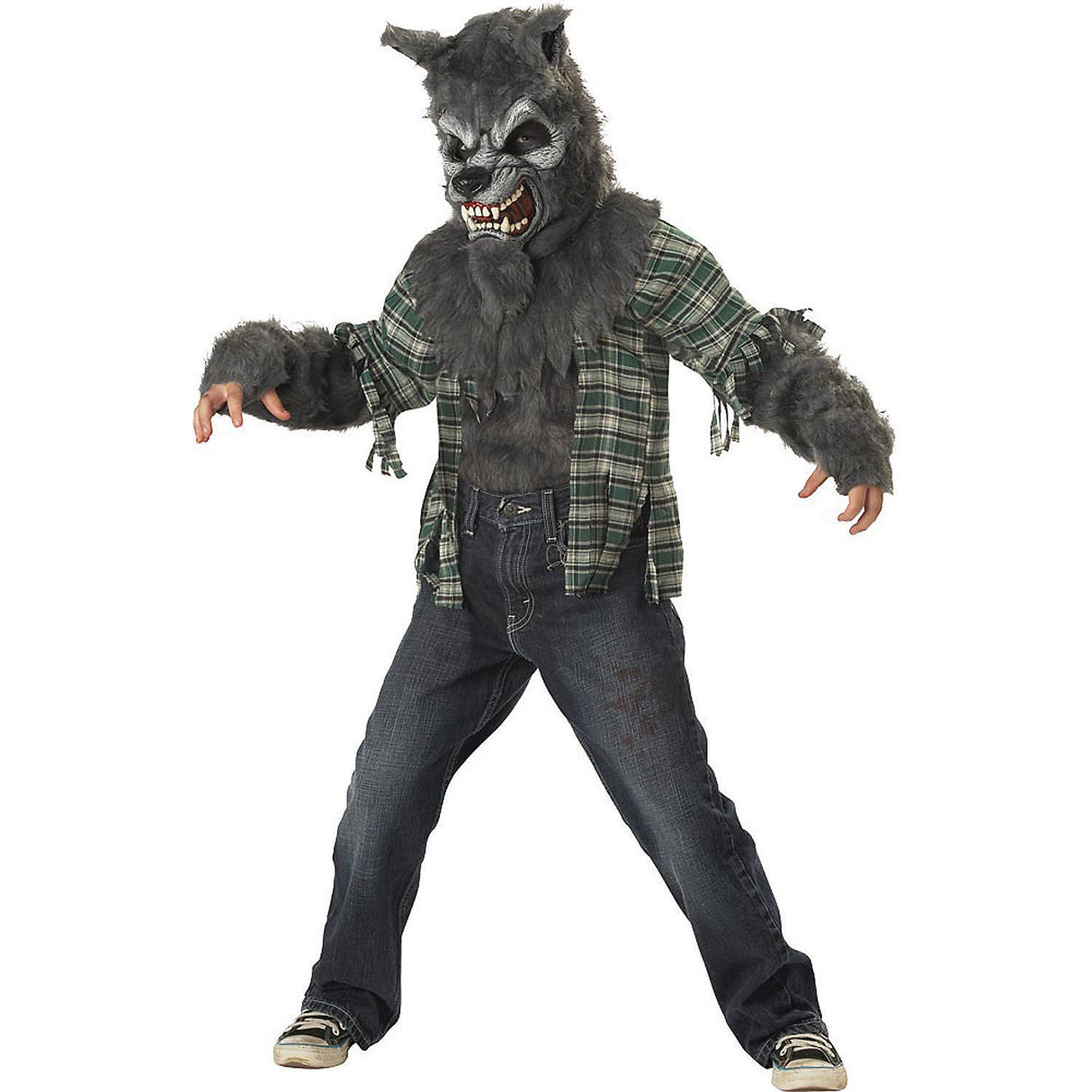 Classic Boy's Werewolf Costume for Halloween Parties Haunted Houses and Scary Dress-Up Events