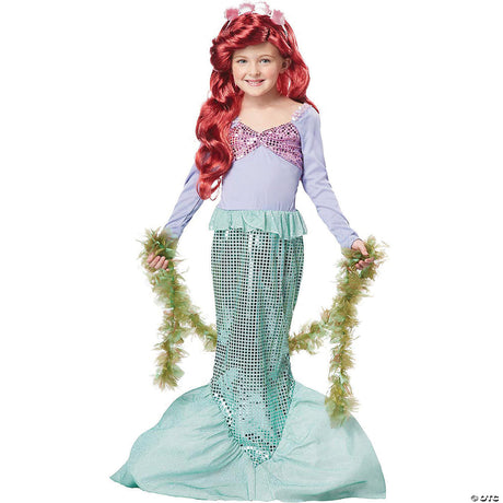 Girl's Little Mermaid Costume