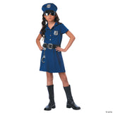 Adorable Girl's Police Officer Costume for Halloween Dress Up Parties and Playtime Adventures