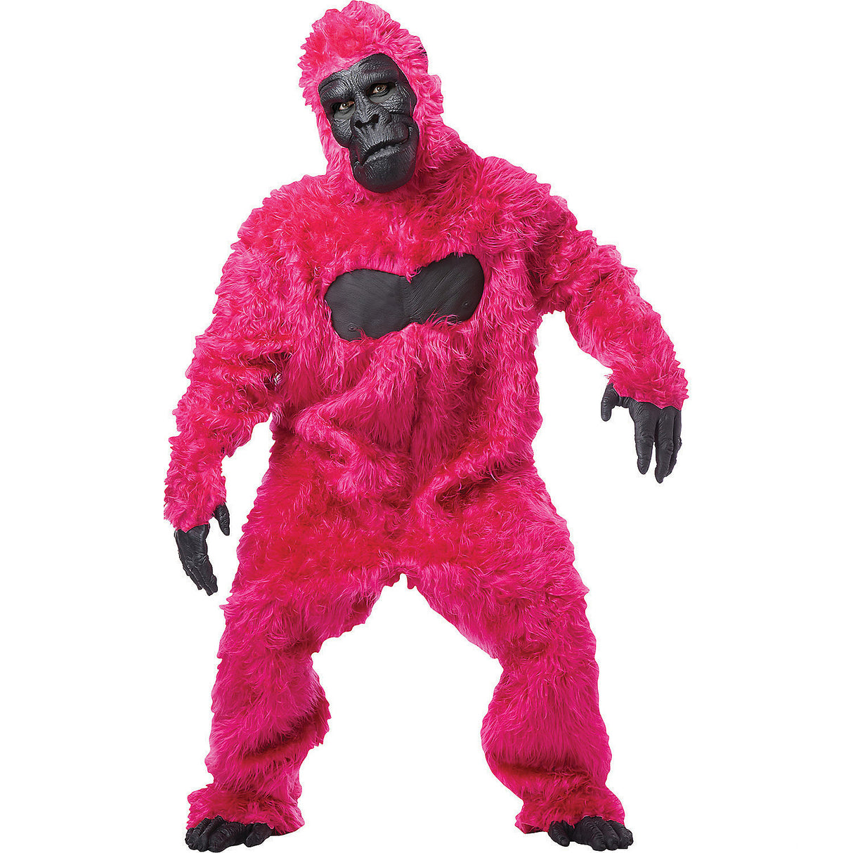 Funny Pink Gorilla Adult Costume for Halloween Parties Costume Events and Group Celebrations