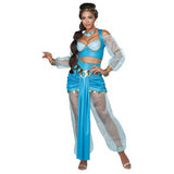 Elegant Arabian Princess Adult Costume for Halloween Parties Themed Events and Dress Up Fun