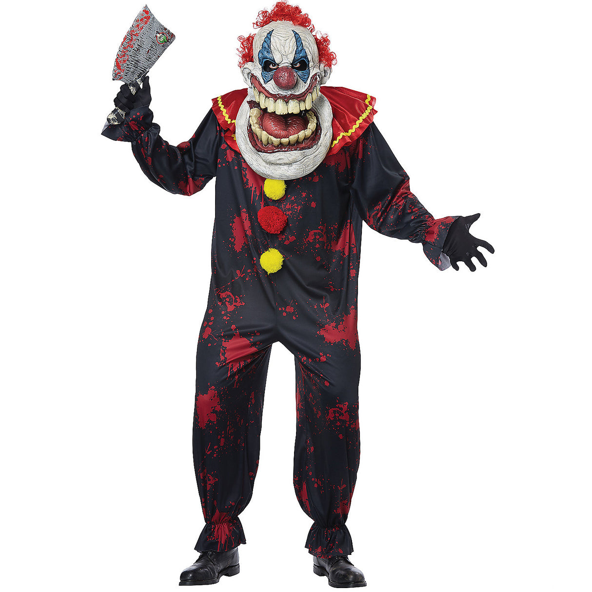 Die Laughing Adult Clown Costume for Halloween Events Parties and Scary Dress-Up Occasions
