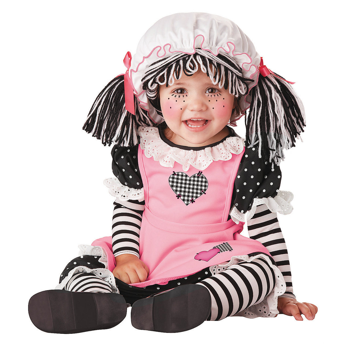 Adorable Infant Rag Doll Costume for Halloween Parties Family Photos and Themed Celebrations