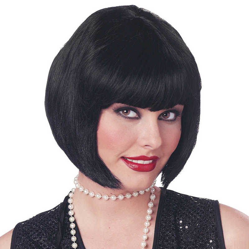 Classic Flapper Wig for Vintage 1920s Costumes Halloween Parties and Themed Events