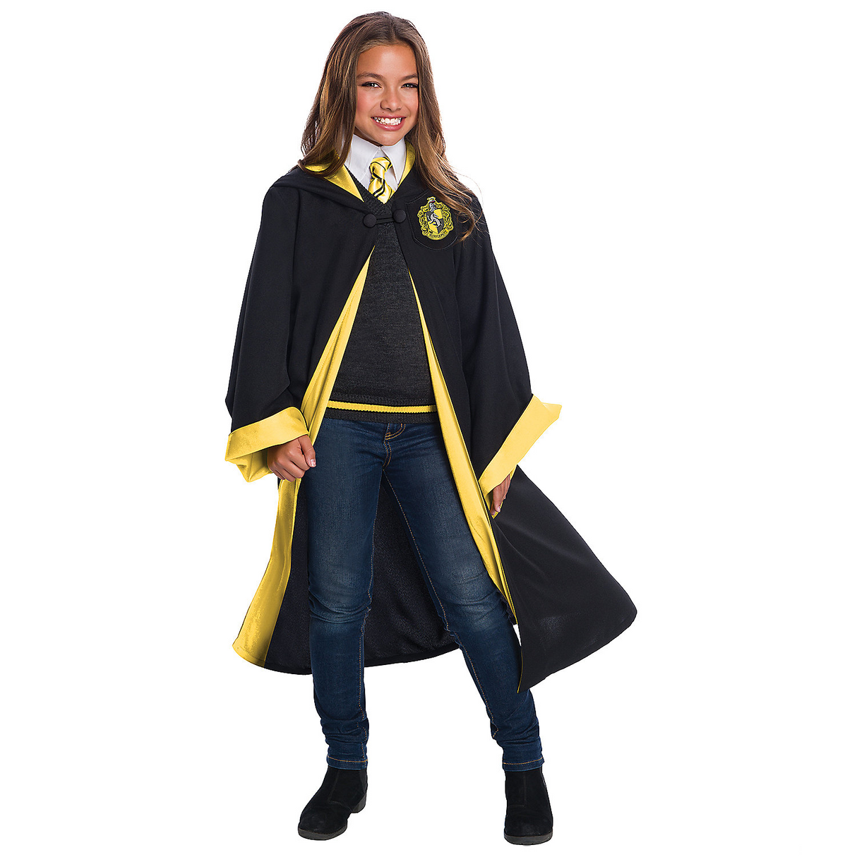 Enchanting Hufflepuff Deluxe Child Costume for Magical Adventures and Halloween Celebrations
