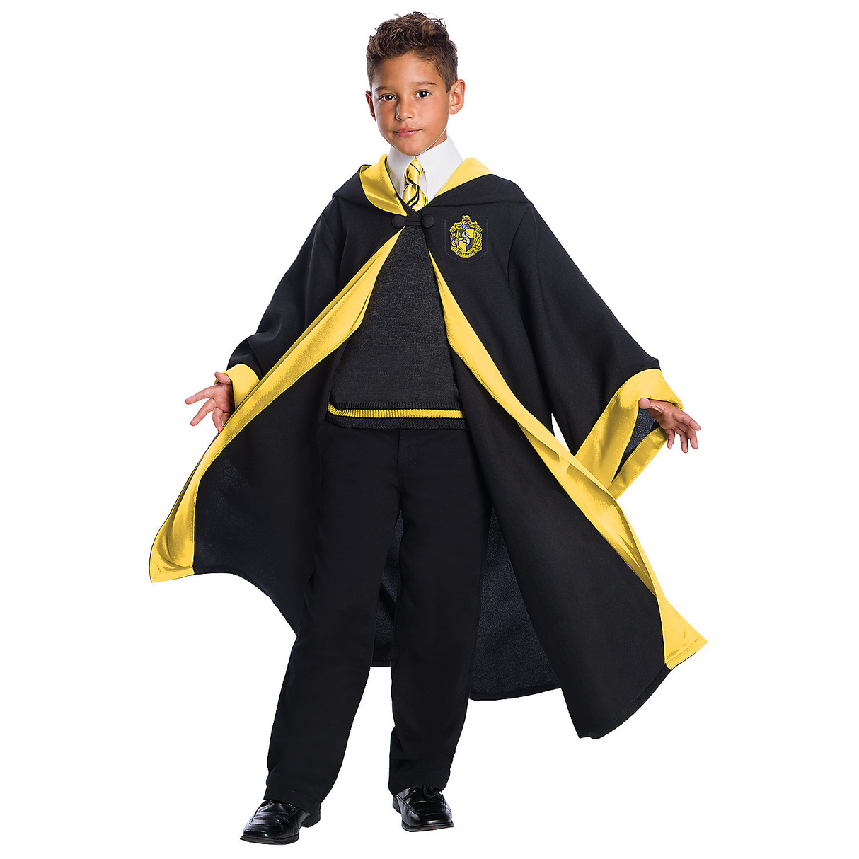 Enchanting Hufflepuff Deluxe Child Costume for Magical Adventures and Halloween Celebrations