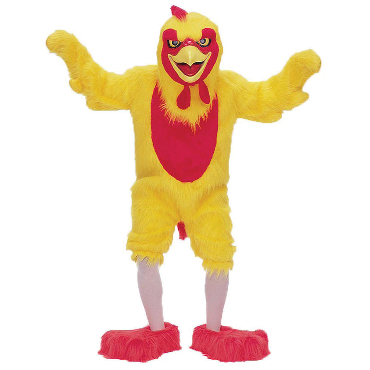 Complete Adult Chicken Mascot Costume for Halloween Parties Parades and Fun Events
