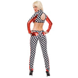 Sexy Women's Racer Costume for Halloween Parties and Themed Costume Events