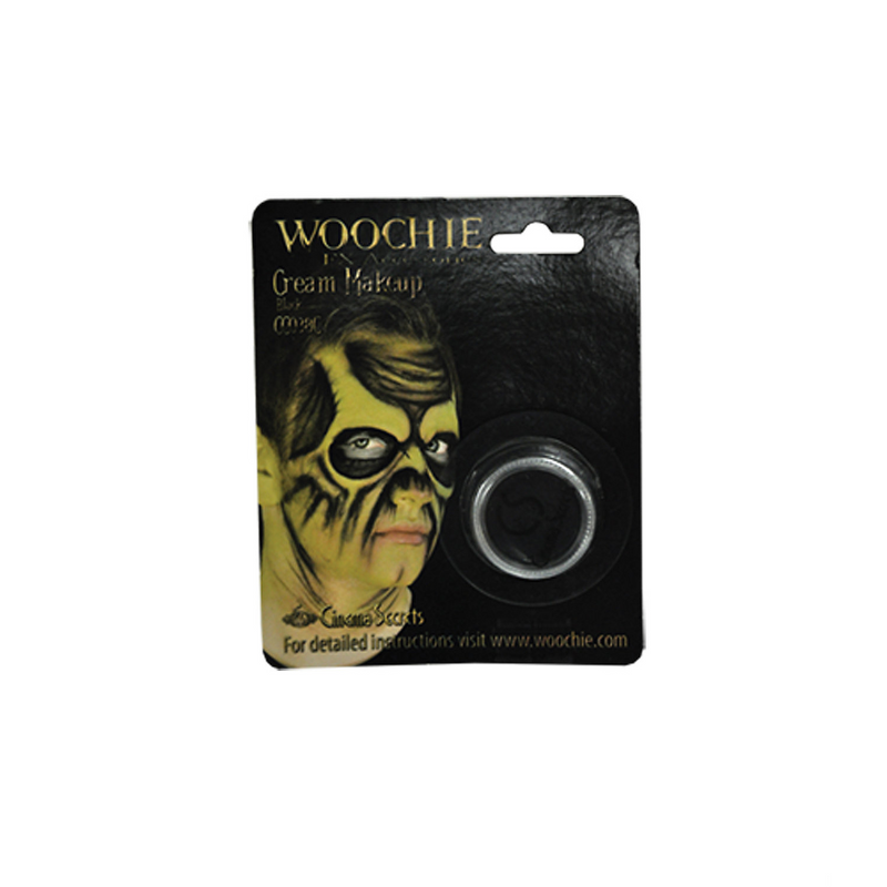 Blendable Black Cream Makeup for Latex Applications and Special Effects