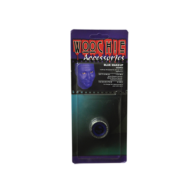 Blendable Blue Makeup for Halloween Theater Productions and Costume Events