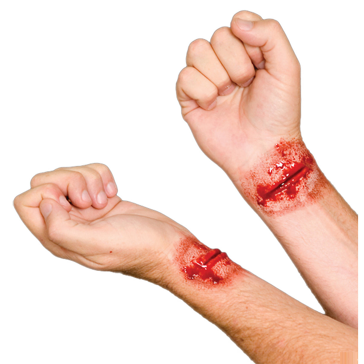 Realistic Slashed Wrist EZ Fx Kit for Halloween Horror Events and Special Effects Makeup