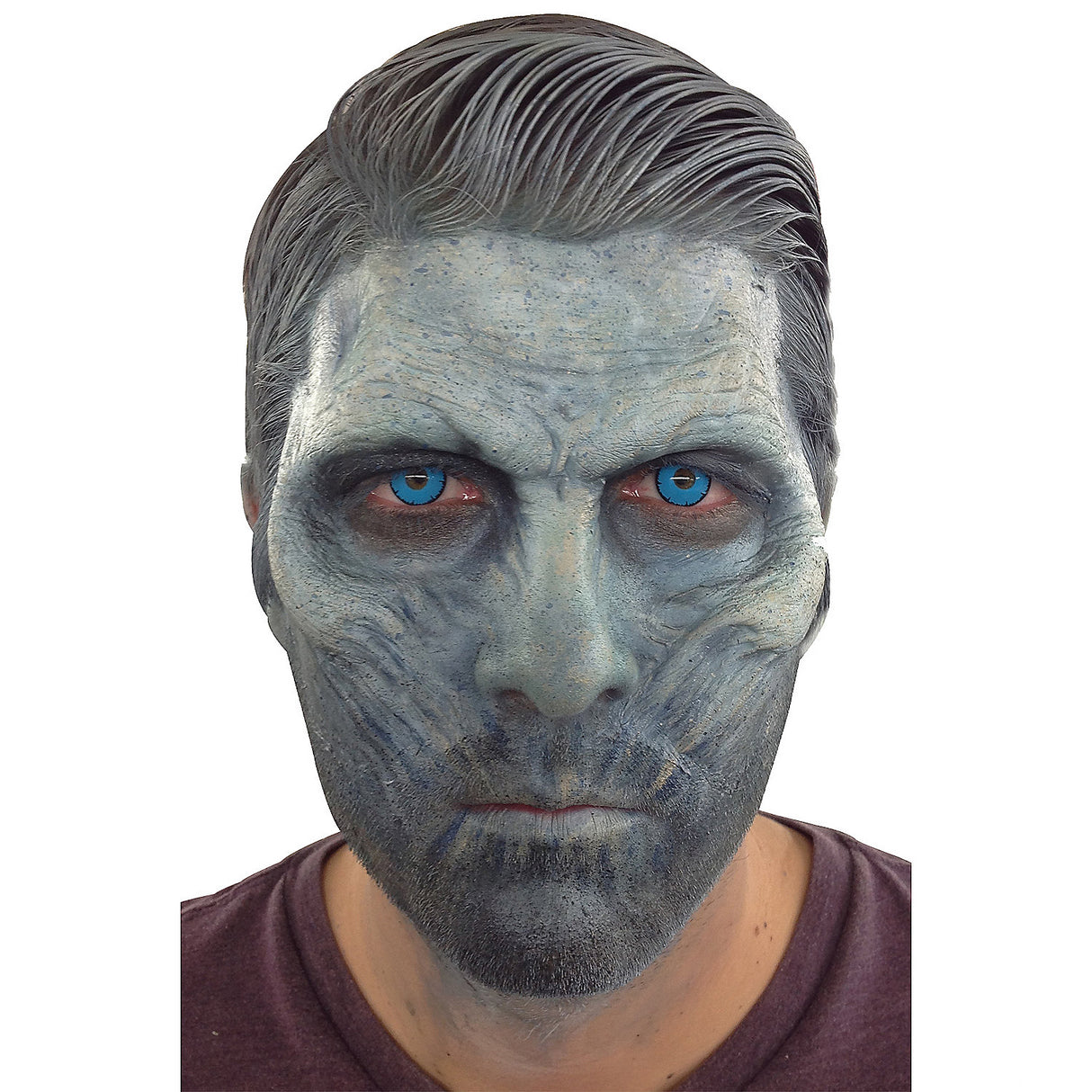 Realistic Ice King 1-2 Face Foam Latex Prosthetic for Halloween and Costume Events