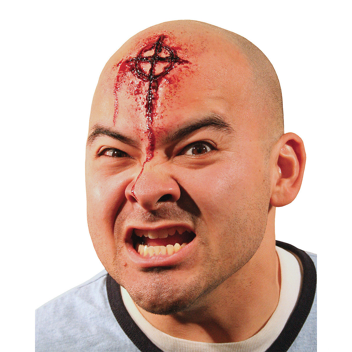 Premium Bullseye Costume Prosthetic for Halloween Theater and Special Effects