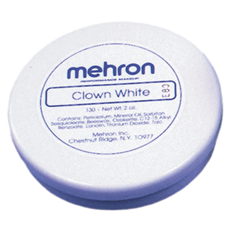 Essential Clown White Makeup for Halloween Parties Theatrical Performances and Costume Events