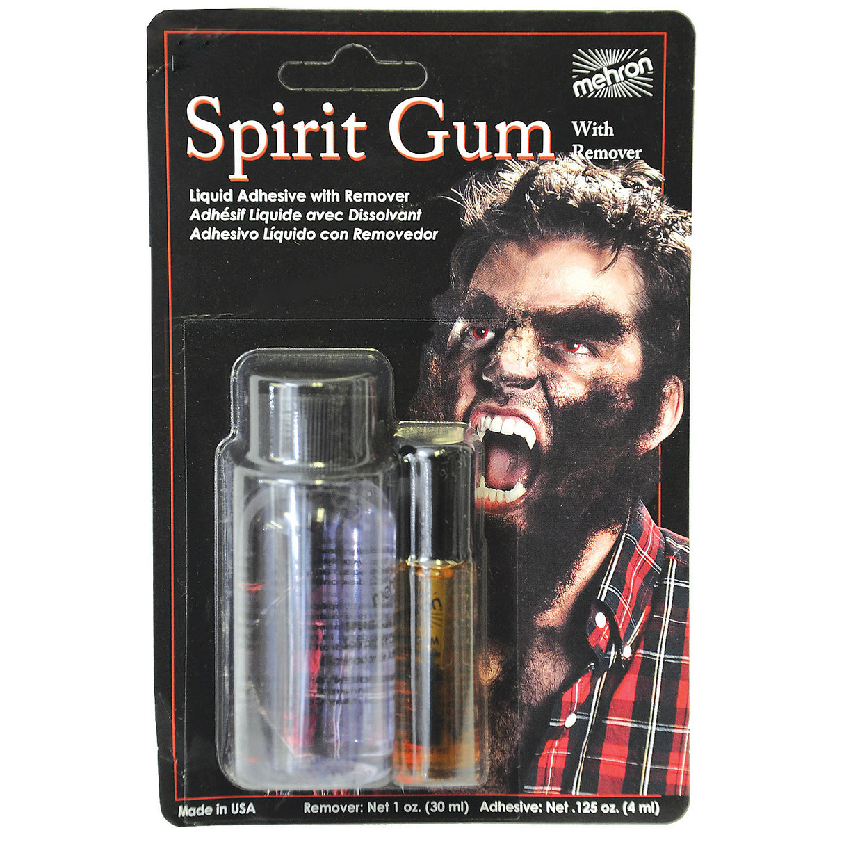 High-Quality Spirit Gum and Remover for Special Effects Makeup and Theatrical Costumes