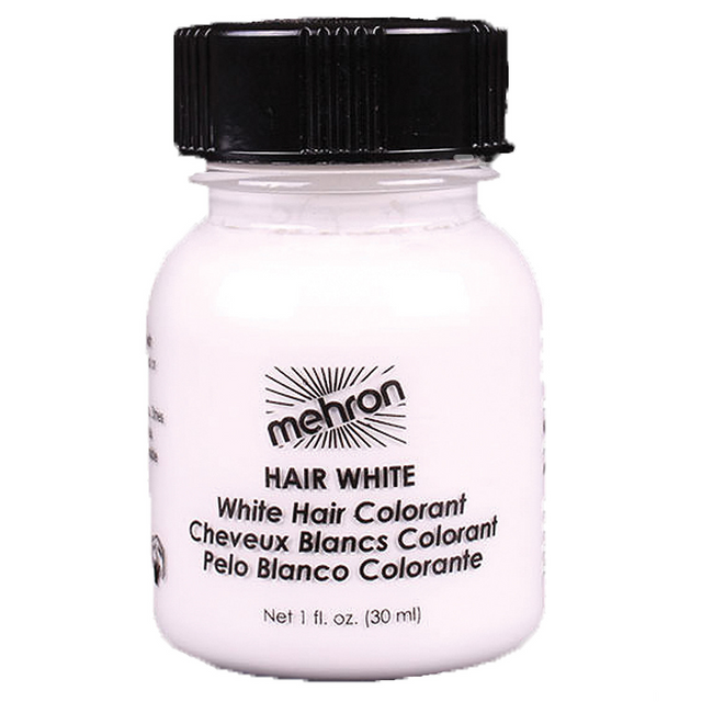 Mehron Hair White 1 oz.