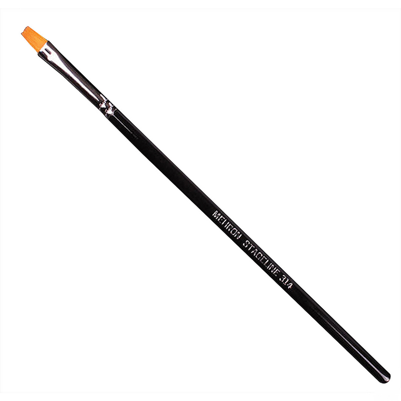 Premium Brush Stageline 3/16in Flat for Makeup Artists and Everyday Use