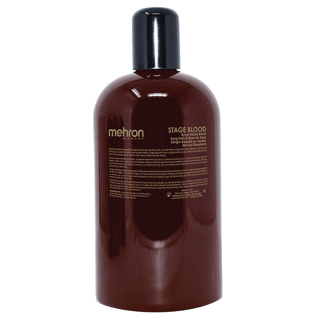 Realistic Blood Stage 16 Oz for Halloween Makeup Scares and Theatrical Effects