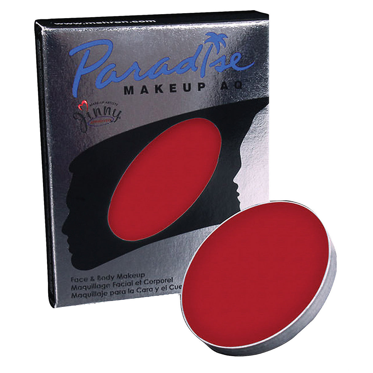 Premium Paradise Palet Refill Red for Makeup Artists Halloween Events and Face Painting