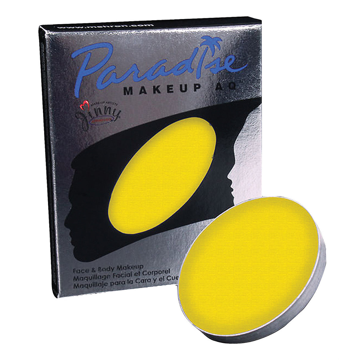 High-Quality Paradise Palet Refill Yellow for Professional Face Makeup Artists and Body Painting