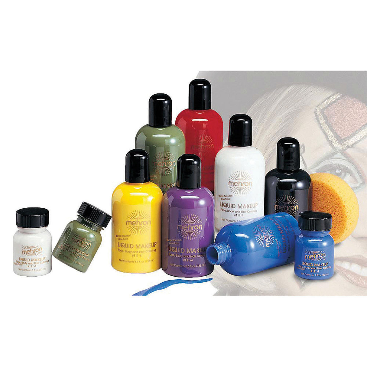 High Quality White Liquid Makeup for Professional Theatrical Halloween and Everyday Use