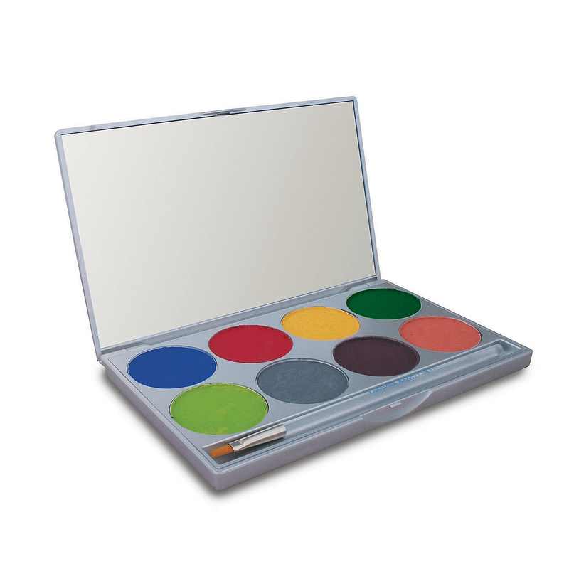 Paradise Tropical Makeup Palette for Professional Body Paint Halloween and Cosplay Events