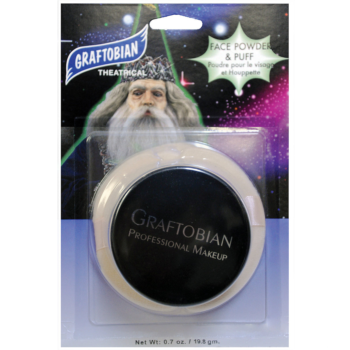 Premium Translucent Face Powder for Clown Makeup Stage Performance and Theatrical Applications