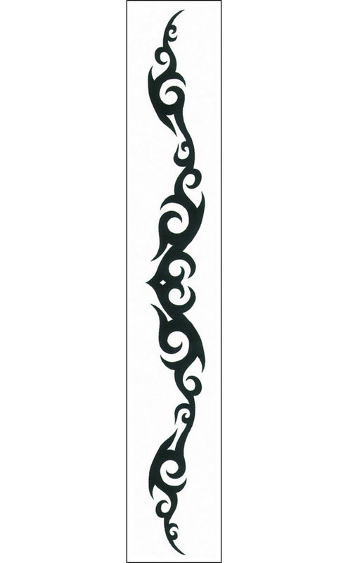 Stylish Tribal Heart Armband Tattoo for Festivals Parties and Body Art Enthusiasts