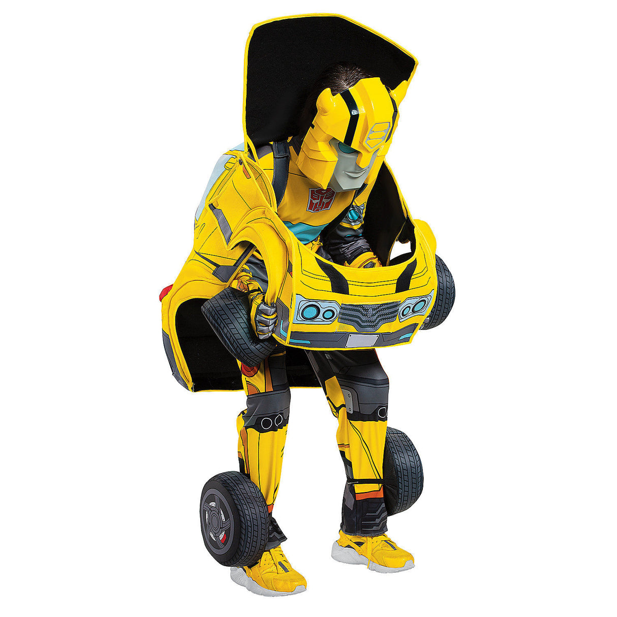 Vibrant Bumblebee Transforming Child Costume for Creative Play Comic Con and Birthday Celebrations