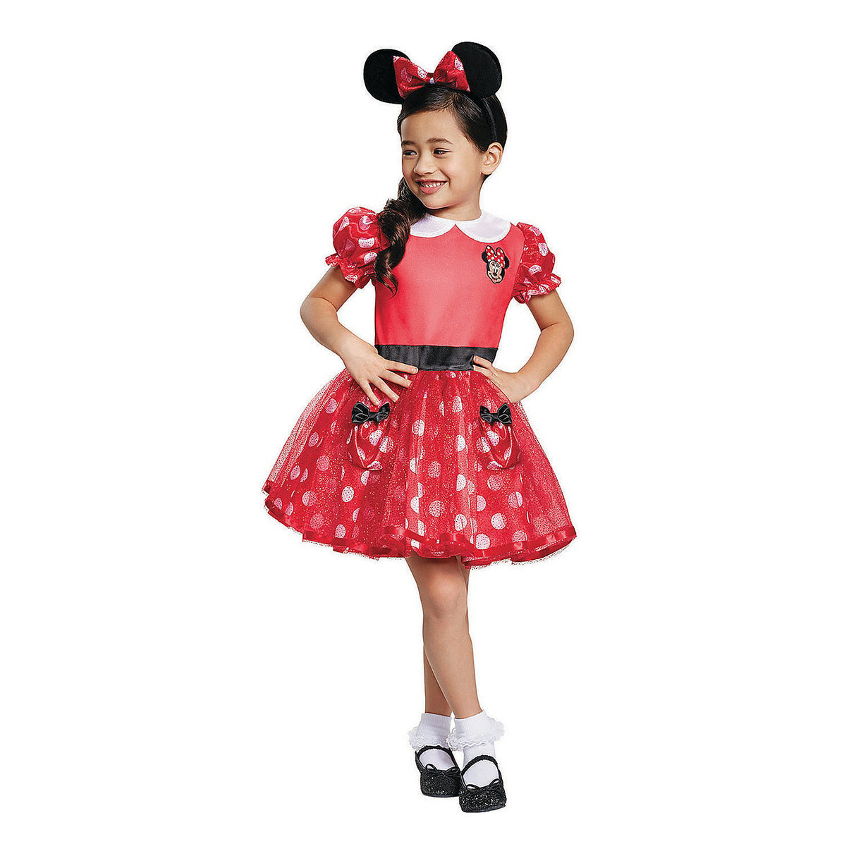 Charming Red Minnie Mouse Costume for Infants and Toddlers Halloween Events and Dress-Up Fun