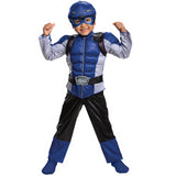 Power Rangers Blue Rangr Beast Toddler Costume for Halloween Parties and Superhero Dress Up