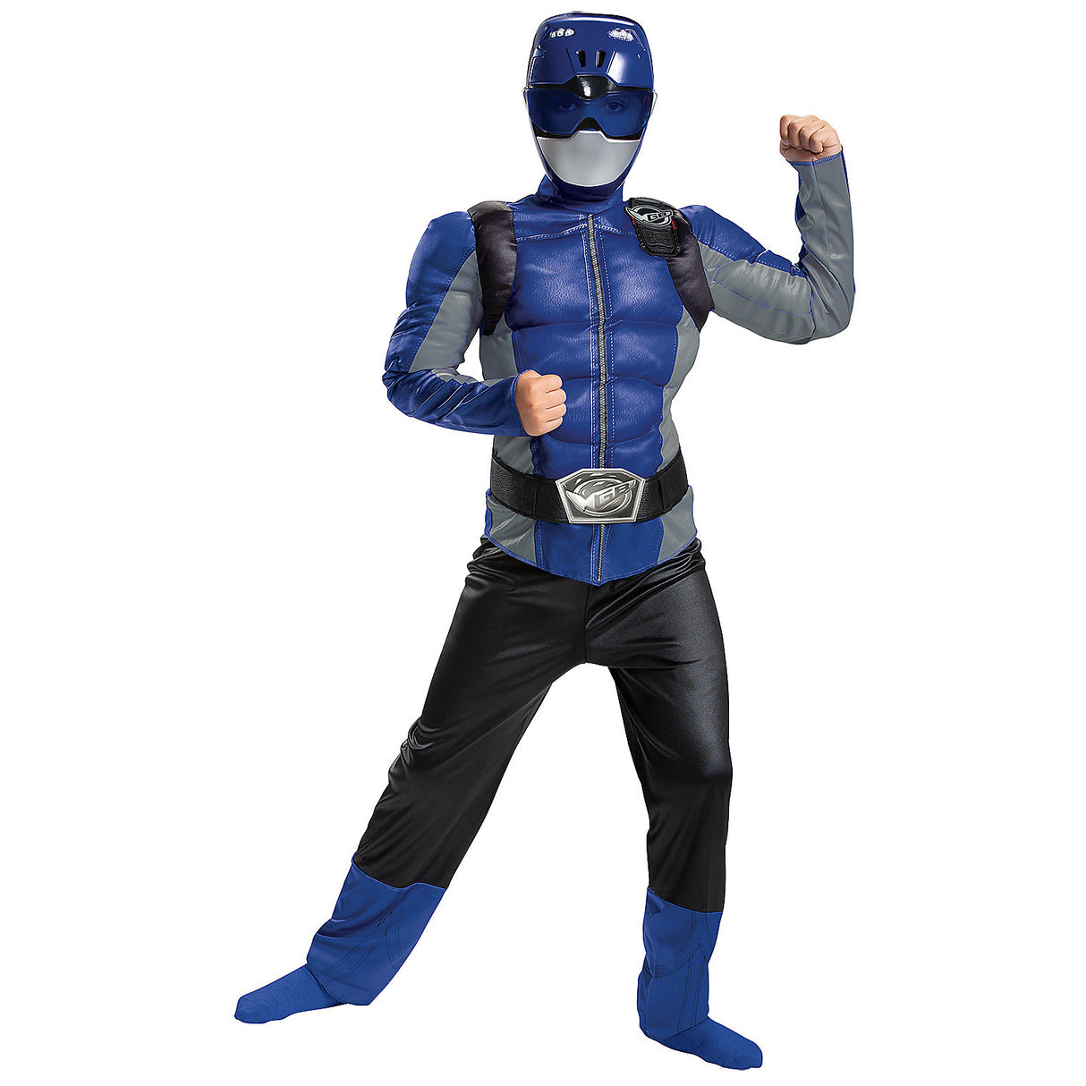 Blue Beast Costume for Kids Halloween Superhero Parties and Dress-Up Fun