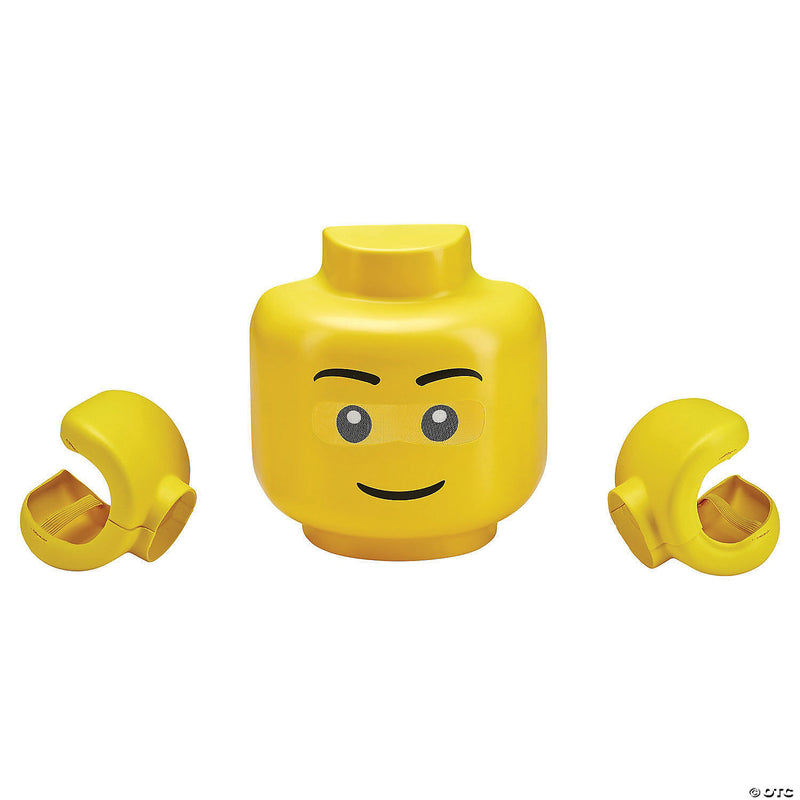 Lego Iconic Mask and Hands Costume for Kids Imagination play Birthdays and Halloween Events