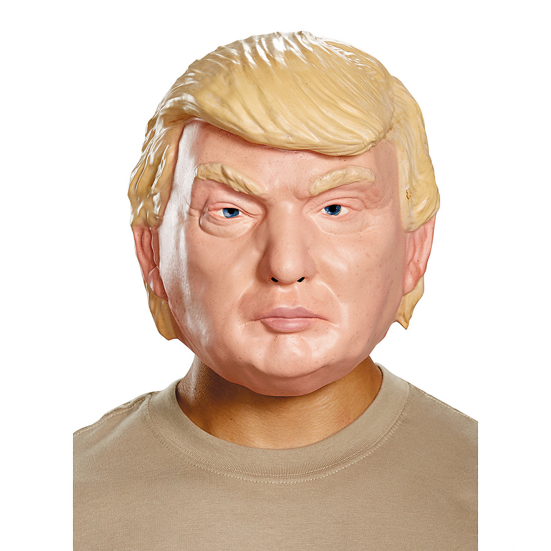 Authentic Candidate Vacuform Half Mask for Political Events Costume Parties and Themed Celebrations