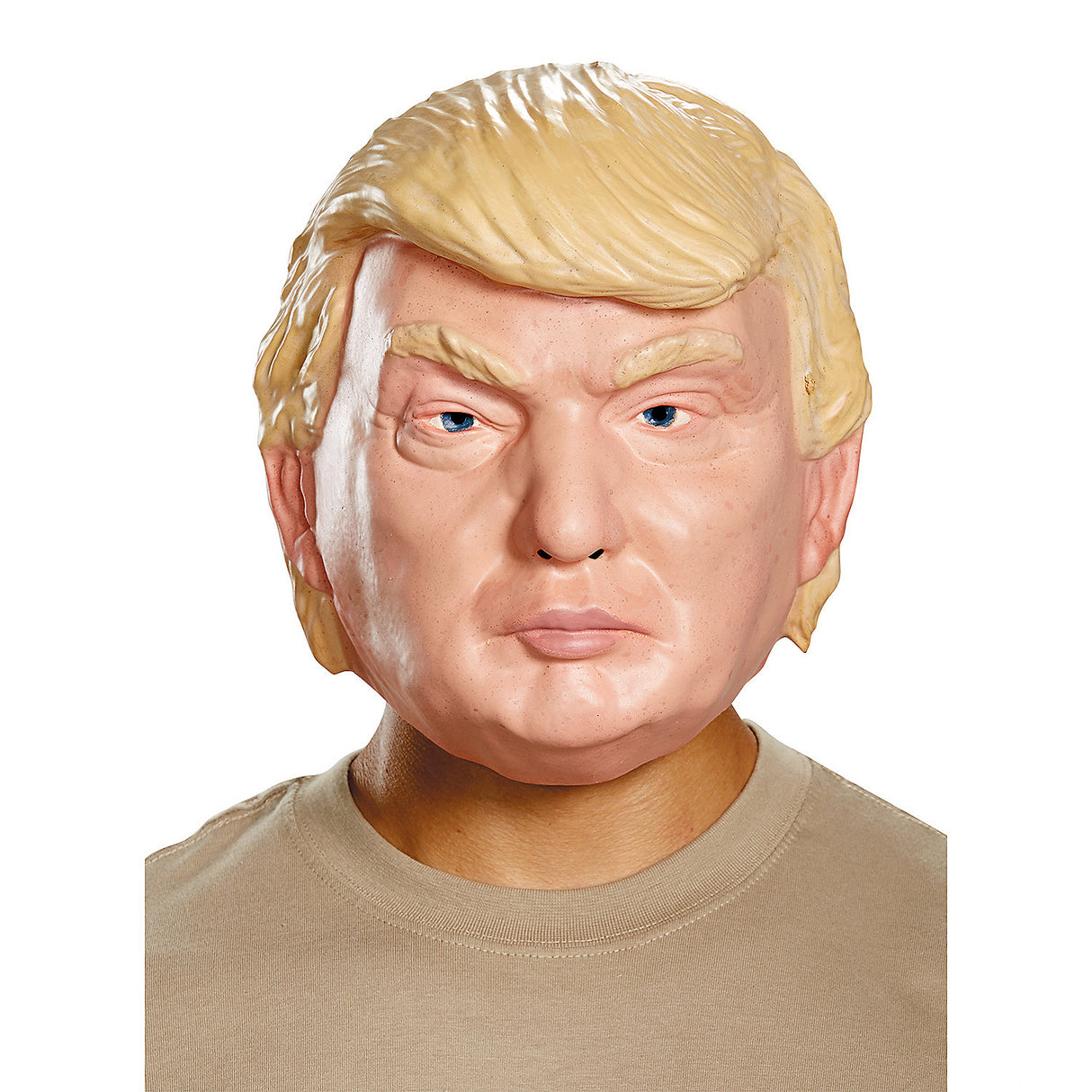 Authentic Candidate Vacuform Half Mask for Political Events Costume Parties and Themed Celebrations