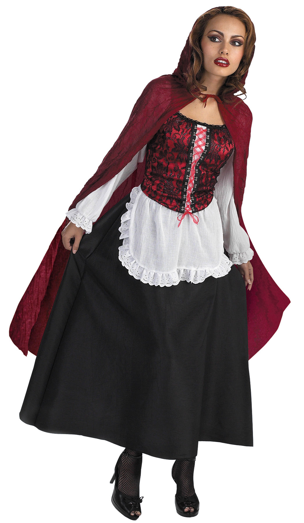 Stunning Women's Red Riding Hood Costume for Halloween Events Themed Parties and Dress-Up Fun