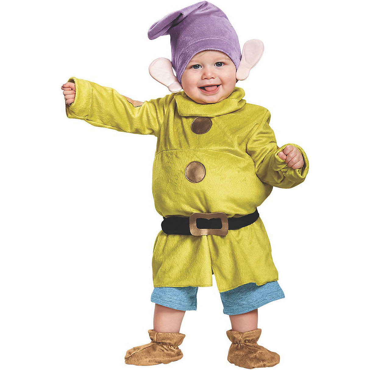 Adorable Dopey Deluxe Toddler Costume for Halloween Dress Up and Themed Events