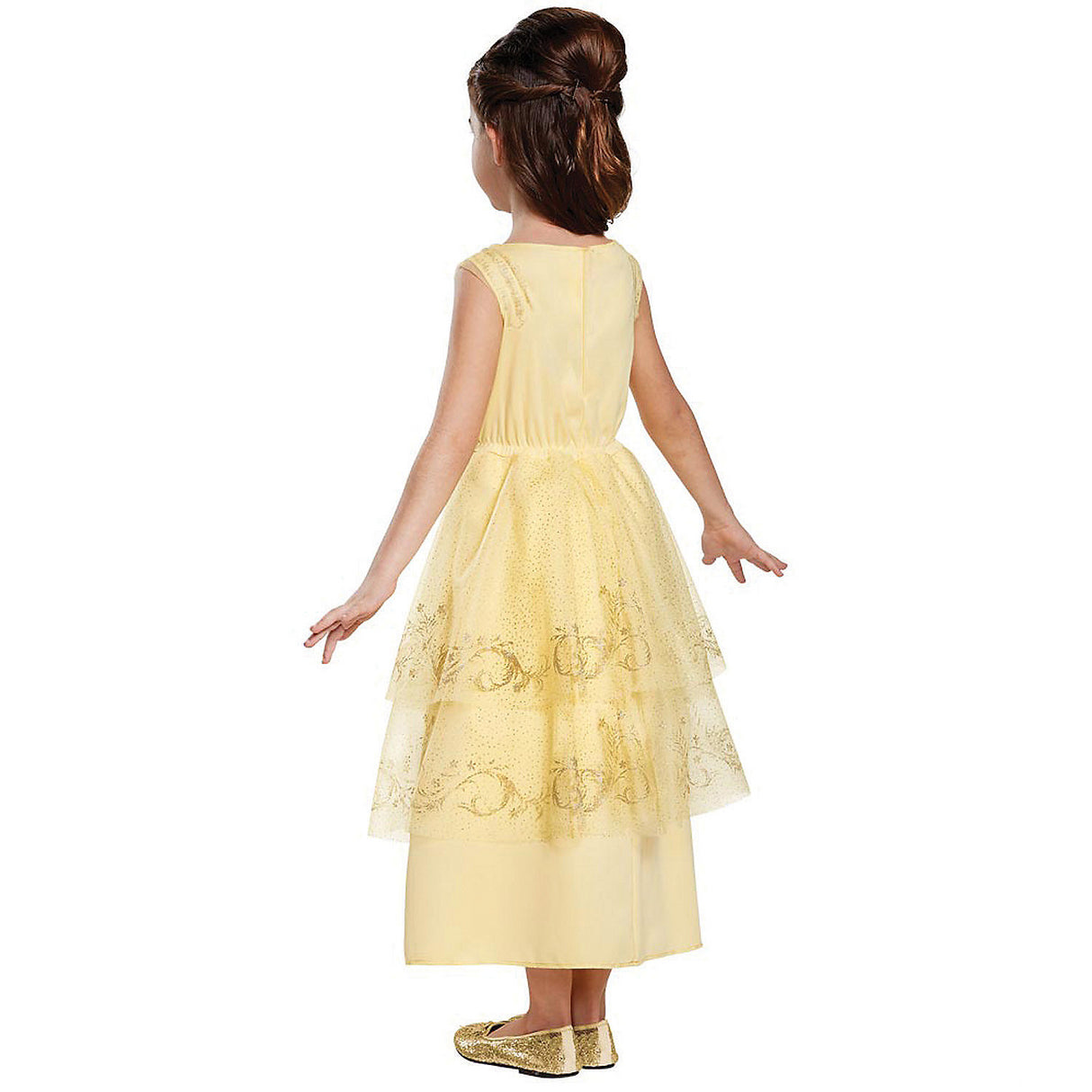 Elegant Belle Ball Gown Classic Costume for Halloween Dress Up Disney Princess Parties