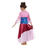 Mulan Deluxe Child Costume for Halloween Dress-Up Parties and Disney Themed Events