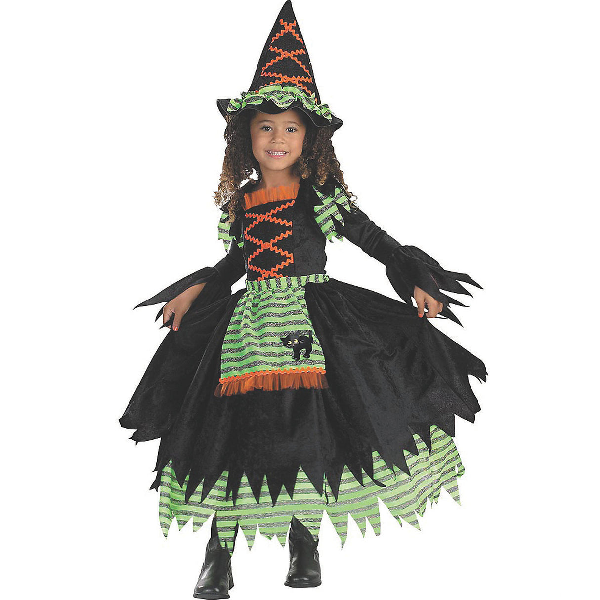 Enchanting Toddler Witch Costume for Halloween Parties Trick-or-Treating and Themed Celebrations