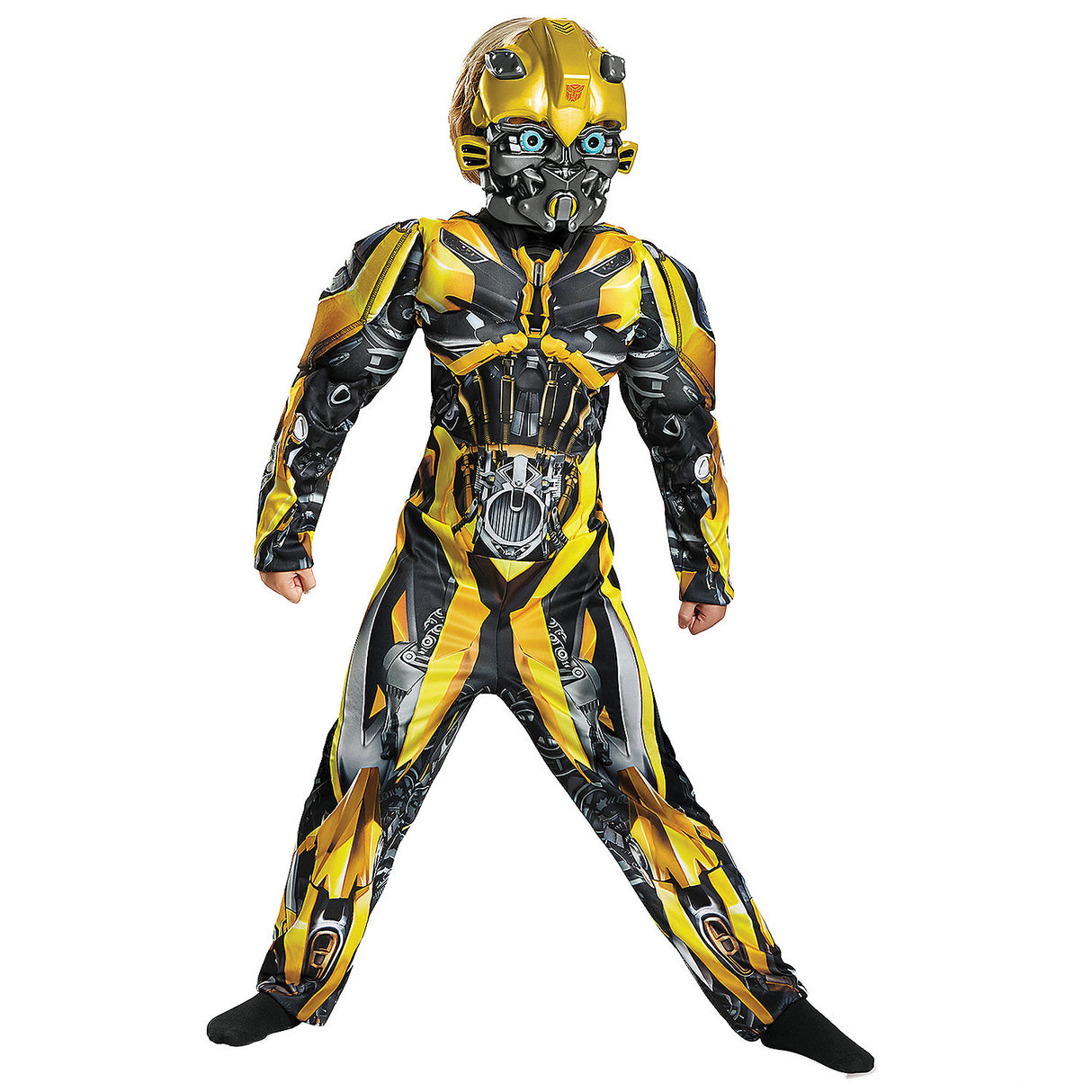 Bumblebee Muscle Child Costume for Halloween Adventures and Costume Parties