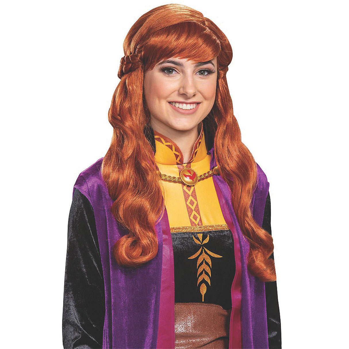 Authentic Anna Wig for Disney Frozen Costume Parties and Character Events