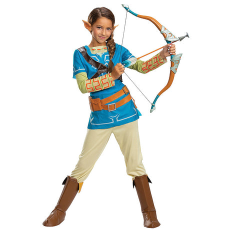 Link Breath Of The Wild Deluxe Costume for Kids Halloween Adventures and Role Play