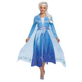 Magical Elsa Adult Costume for Halloween Theme Parties and Disney Character Celebrations